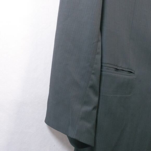 John Varvatos Men's Delancy Wool 2-Button Jacket Blazer Blue Pinstripe Size 42 R - Picture 3 of 11